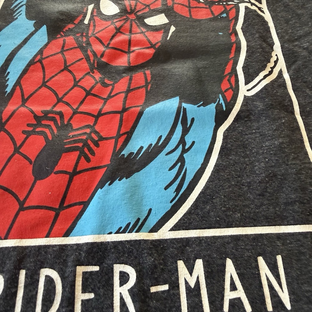 Spiderman Christmas Pajama Top Boys 3T Shirt Snuggly Soft Bath Plush Spidey Set - Picture 5 of 16